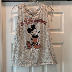 Disney Women’s Mickey Mouse Heather Gray Tank Top